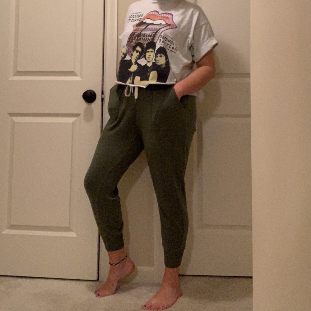 Aerie Army Green Super Soft Sweats
